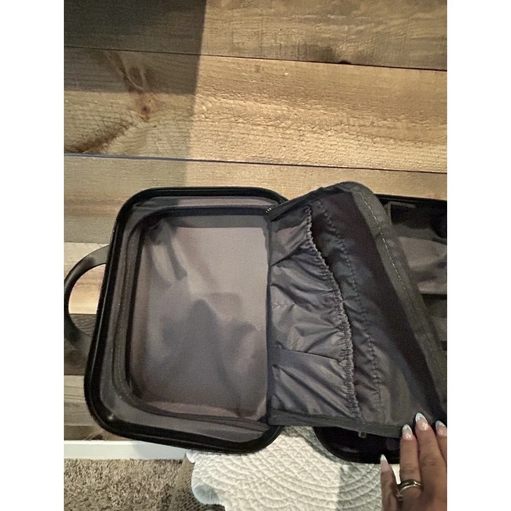 Feybaul 14-Inch Makeup Case Hardshell PC+ABS Travel Cosmetic‎ Organizer, Makeup